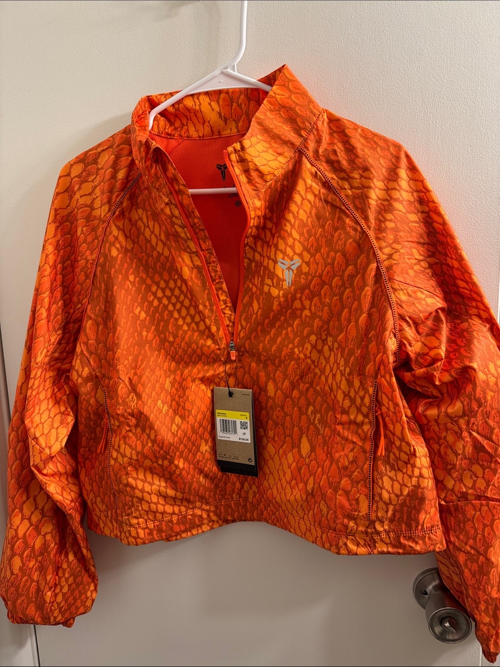 Kobe Orange Lightweight Zip-Front Jacket - Women